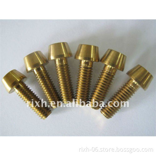 anodized titanium bolts for bicycle bike